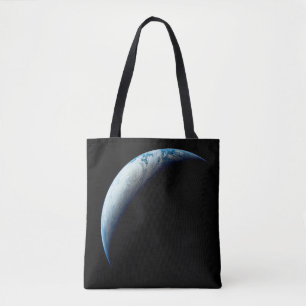 Tote Bag Crescent Terre De La Mission Apollo 4. 2