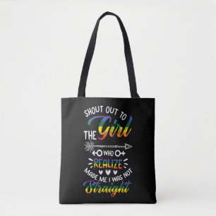 Tote Bag Criez La Fille Lesbienne Pride LGBT Pas Droit