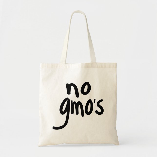 Tote Bag Criez Non aux OGM Protégez notre alimentation (Devant)
