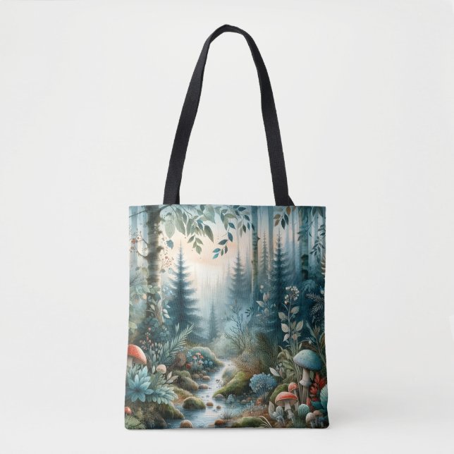 Tote Bag Crique de la forêt naturelle Hollow (Devant)