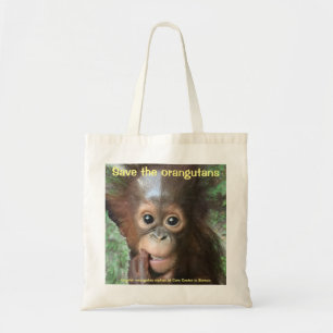 Tote Bag Cristal de sauvegarde d'Orangutan