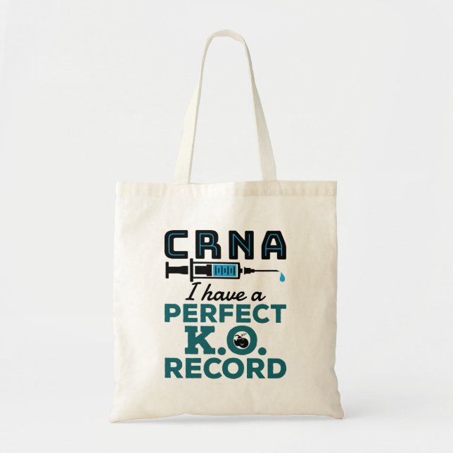 Tote Bag CRNA J'Ai Un Dossier K.O. Parfait (Devant)