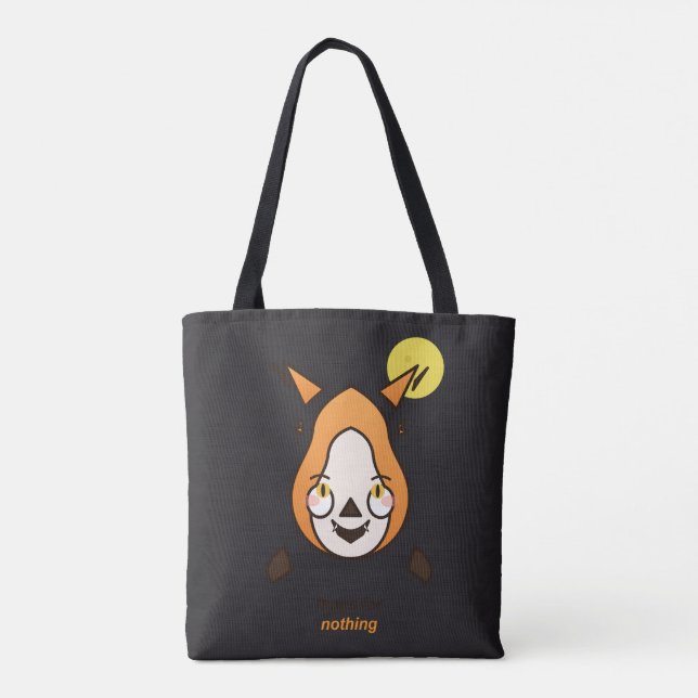Tote Bag  Crocs Pour Rien Renard Vampire Mignon Halloween J (Dos)