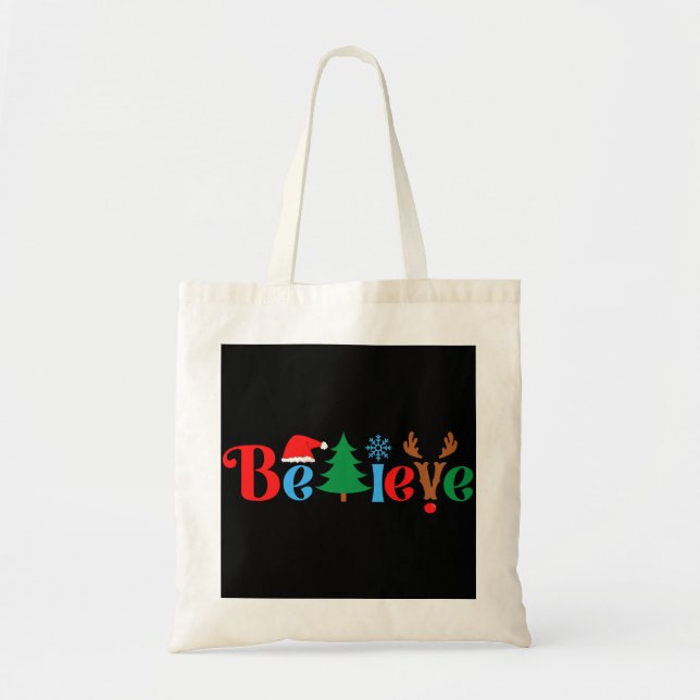 Tote Bag Croire de Noël (Devant)