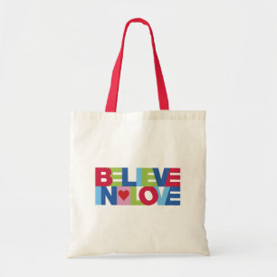 Tote Bag Croire en l'amour (couleur)