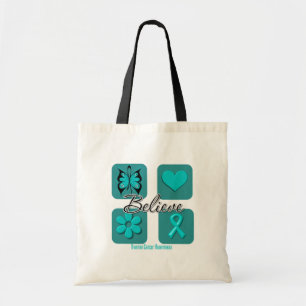 Tote Bag Croire Inspirations Cancer de l'ovaire