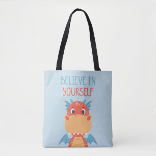 Tote Bag Crois En Toi-Même Dragon