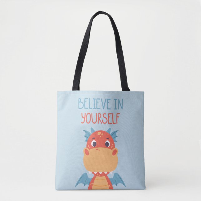 Tote Bag Crois En Toi-Même Dragon (Devant)