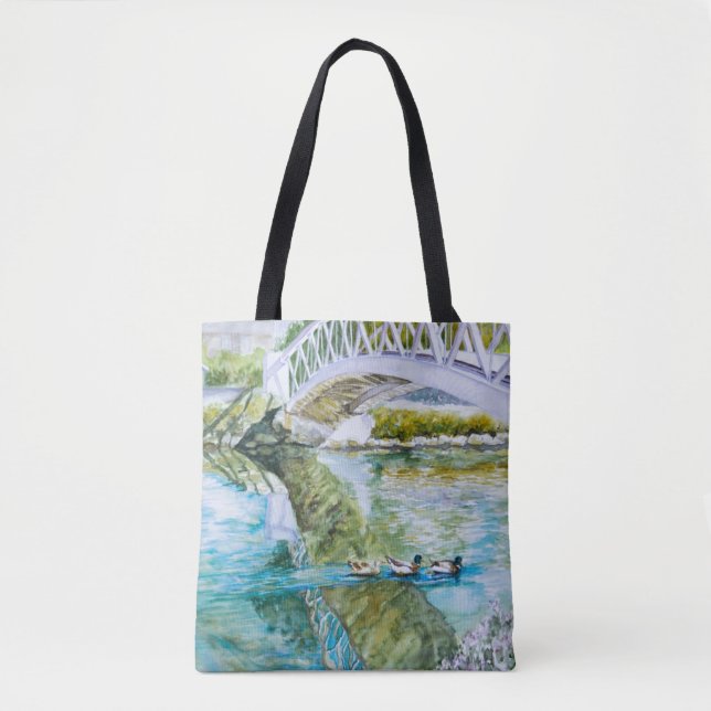 Tote Bag Croisement de canal (Devant)