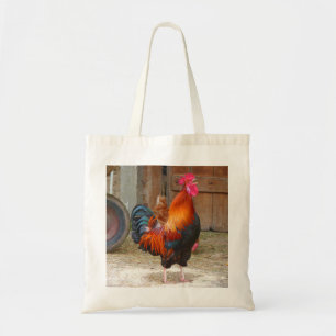 Tote Bag Croisement de coqs rouges de Rhode Island à Barny
