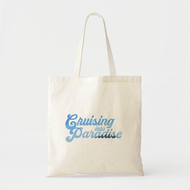 Tote Bag Croisière au paradis (Devant)