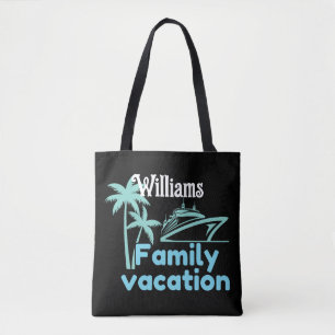 Tote Bag Croisière de vacances modifiable