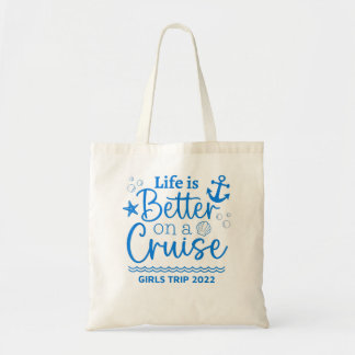 Tote Bag Croisière de voyage pour filles 2022