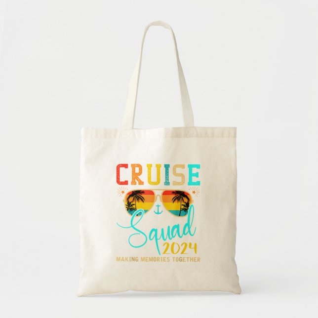 Tote Bag Croisière Equipe 2024 Vacances Été Fa Correspondan (Devant)
