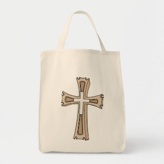 Tote Bag Croix à crête ornée