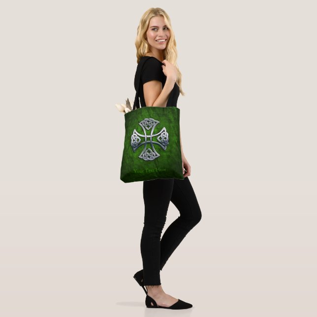 Tote Bag Croix celtique personnalisée (Sur le modèle)