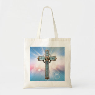 Tote Bag Croix chrétienne organisée