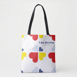Tote Bag Croix de cœurs