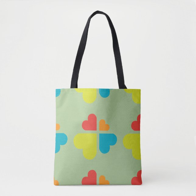Tote Bag Croix de cœurs (Devant)