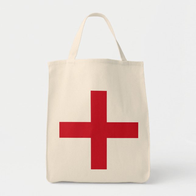 Tote Bag Croix de St George ~ Drapeau d'Angleterre (Devant)