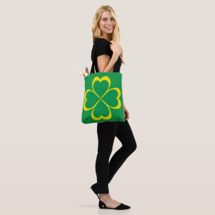 Tote Bag Croix de trèfle irlandais pour la Saint-Patrick