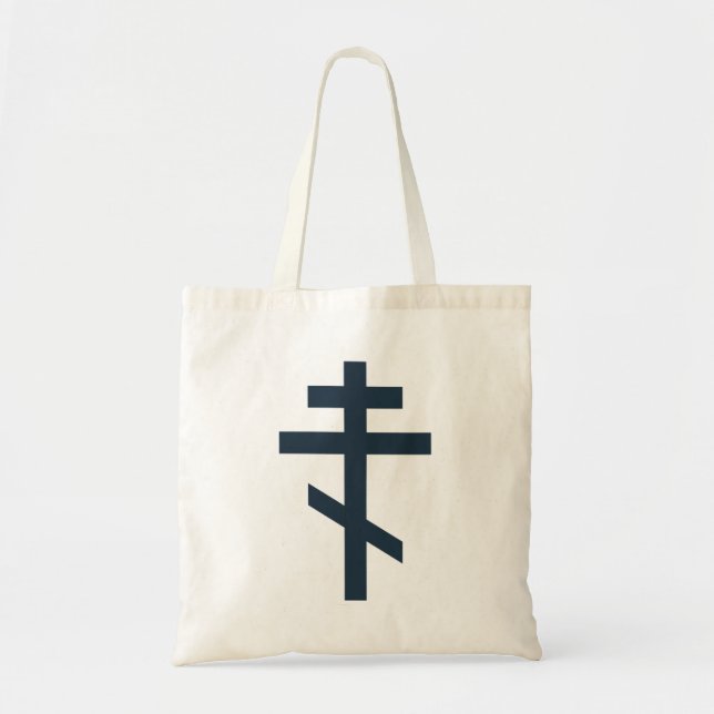 Tote Bag Croix orthodoxe russe (Devant)