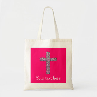 Tote Bag Croix personnalisable de roses indien