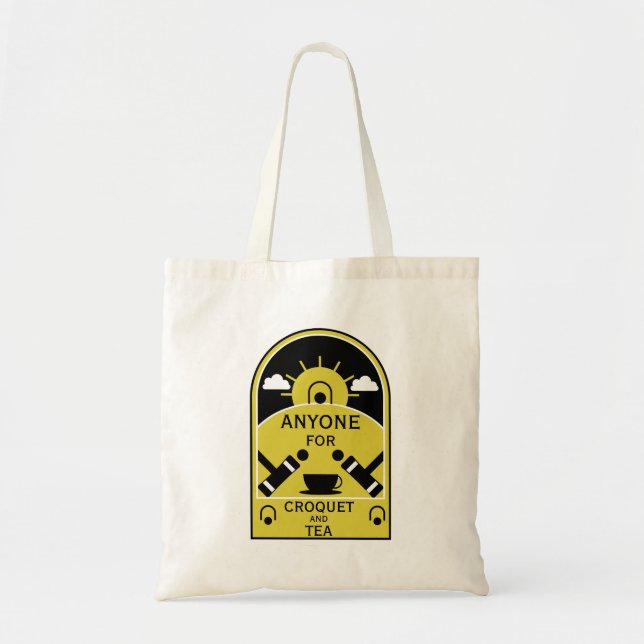 Tote Bag Croquet de pelouse (Devant)