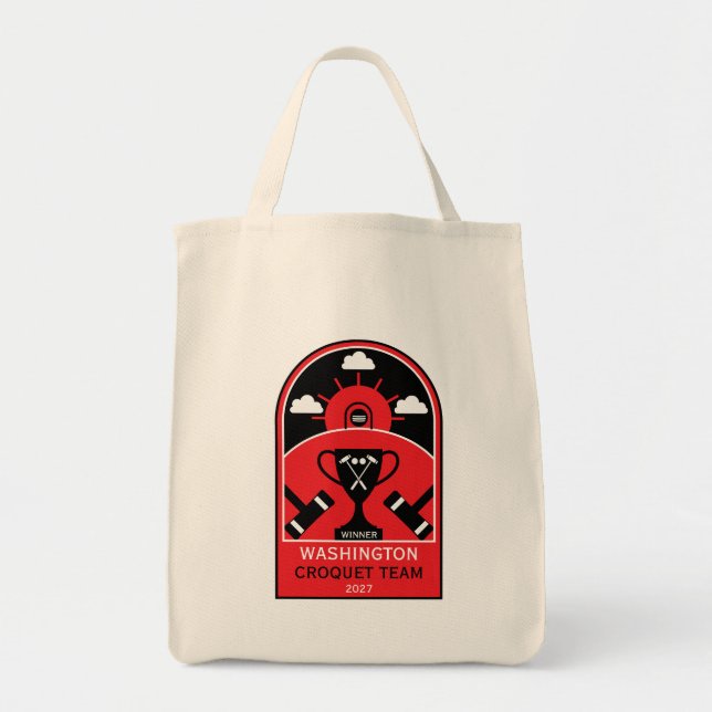 Tote Bag Croquet de pelouse (Devant)