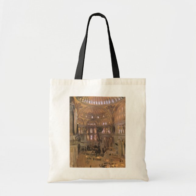 Tote Bag Croquis de Santa Sophia par John Singer Sargent (Devant)