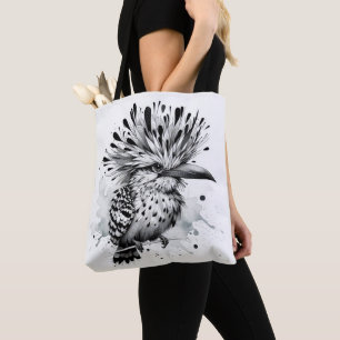 Tote Bag Croquis d'encre d'oiseau