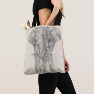 Tote Bag Croquis éléphant
