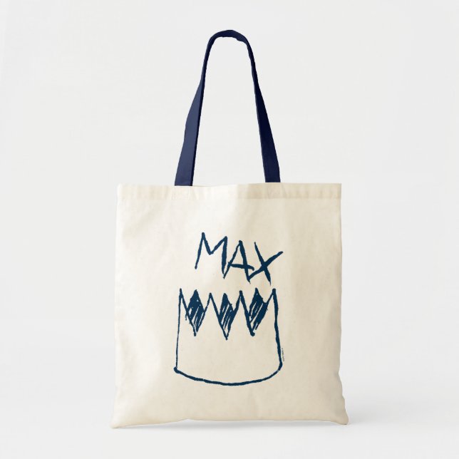 Tote Bag Croquis max. et couronne (Devant)