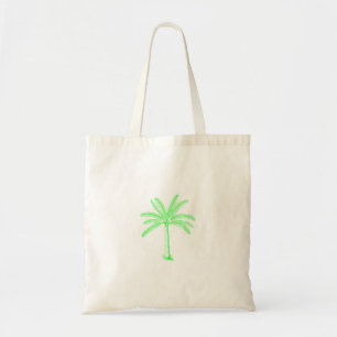 Tote Bag Croquis vert Palm Tree