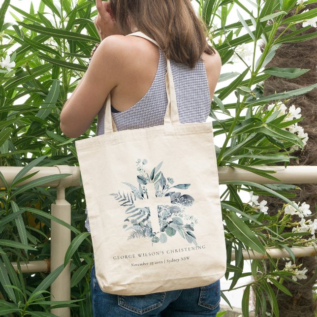 Tote Bag Croyant Rustique Eucalyptus Fern Folid (Créateur téléchargé)