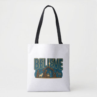 Tote Bag Croyez à la Nativité