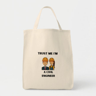 Tote Bag croyez-moi, je suis ingénieur civil