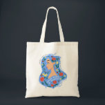 Tote Bag Croyez toujours en vous floral fille cheveux<br><div class="desc">Croyez toujours en vous-même Floral Hair Girl Design</div>