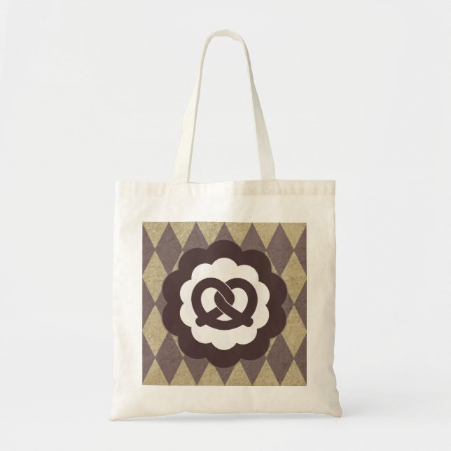 Tote Bag cru de bretzel (Devant)