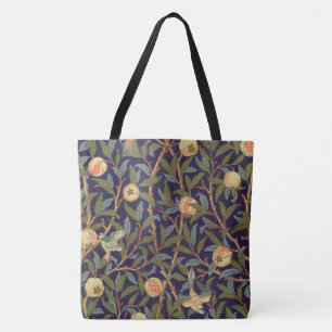 Tote Bag Cru d'oiseau et de grenade de William Morris
