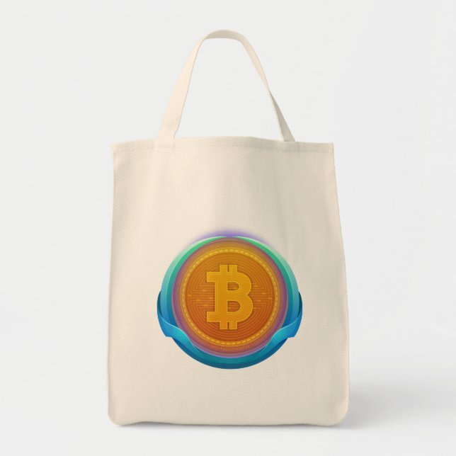 TOTE BAG CRYPTO-MONNAIE BITCOIN (Devant)