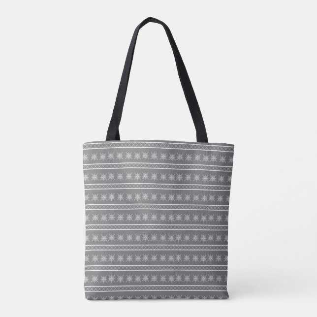 Tote Bag Crystalized Snowflake (Dos)