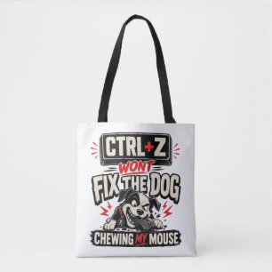 Tote Bag CTRL + Z Ne Réparera Pas Mon Souris Mangé Par Le C