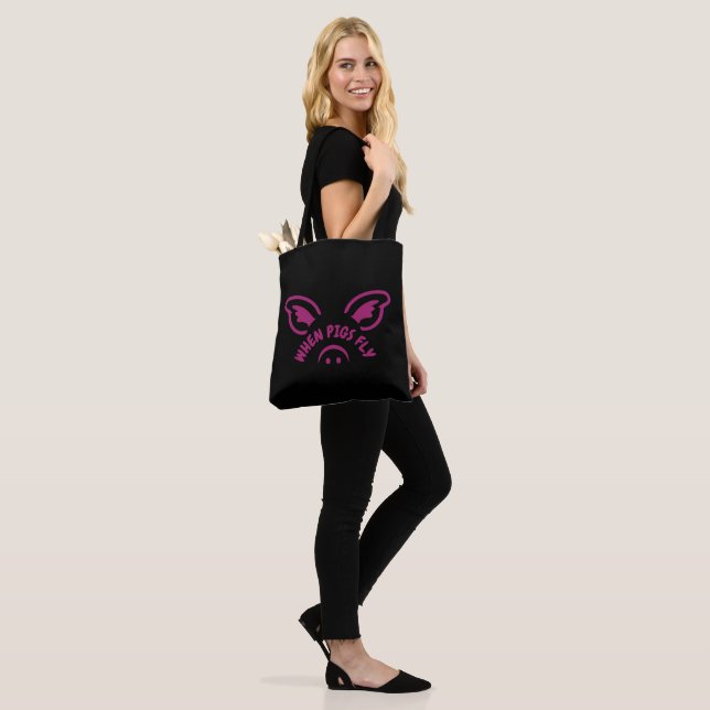Tote Bag Cuando los cerdos vuelen (Sur le modèle)