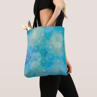 Tote Bag Cube de Métatron Géométrie sacrée