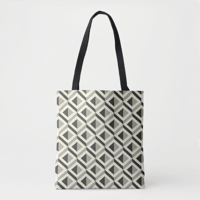 Tote Bag Cube Pyramide Fourre-tout (Devant)