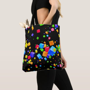 Tote Bag Cubes colorés 2
