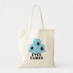 Tote Bag Cubes d'yeux amusant jeu de glace