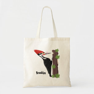 Tote Bag Cue drôle Pileated woodpecker dessin d'illustratio