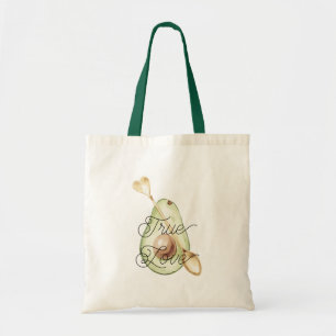 Tote Bag Cuillère de cœur d'avocat Amour vrai